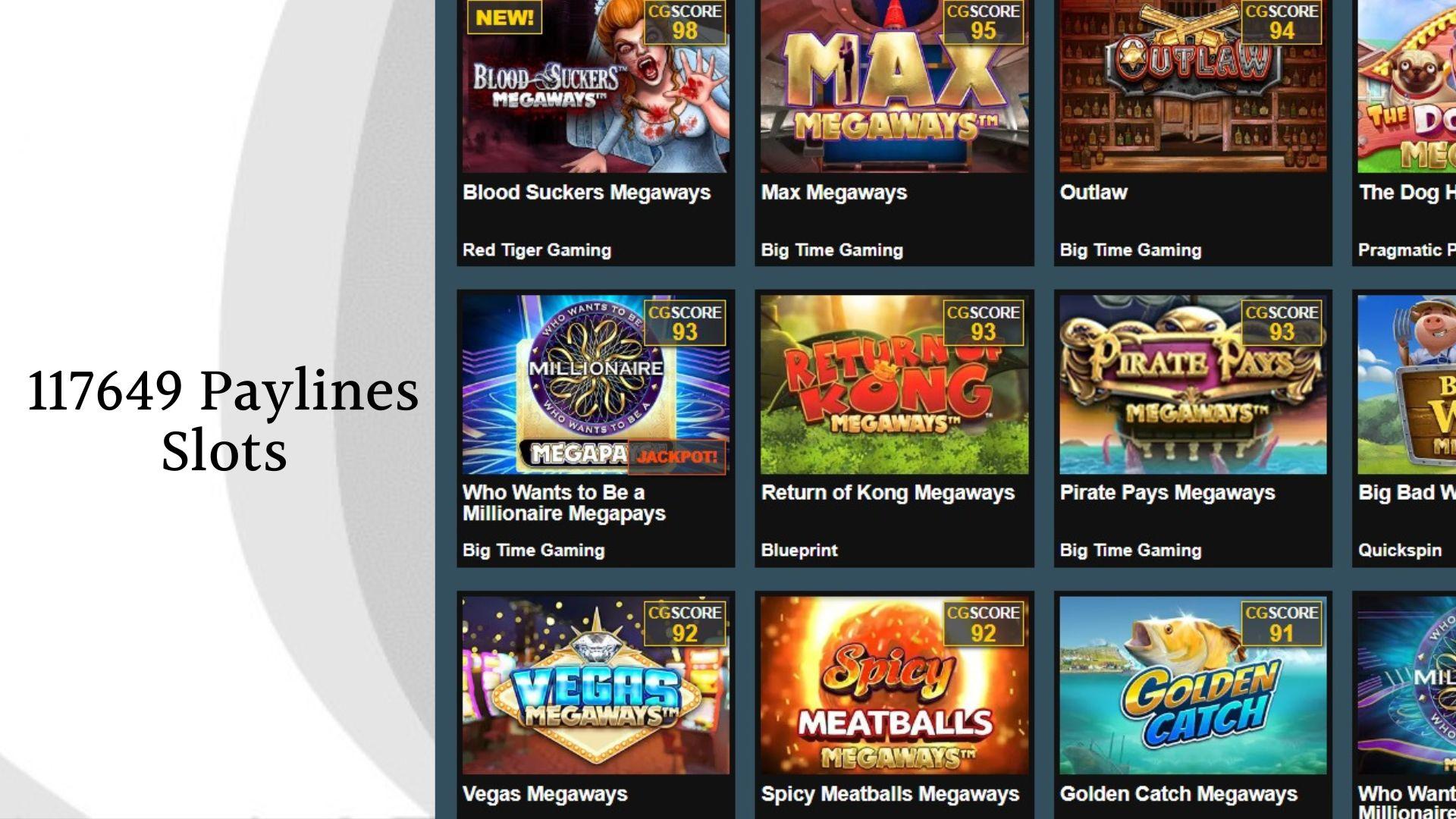 Paylines Play 117649 Paylines Slots With Minimum Bets