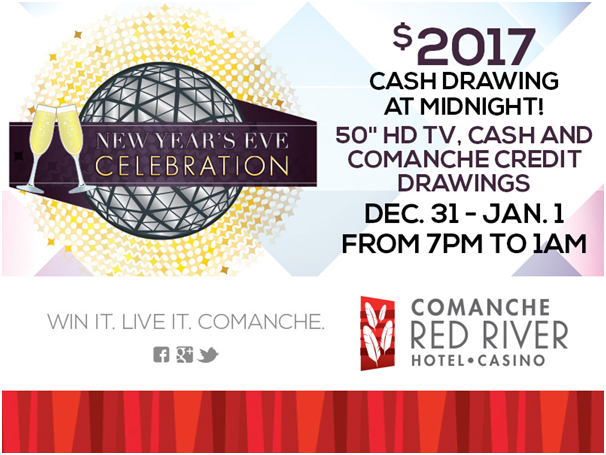 $2017 Cash Draw at Comanche Casino