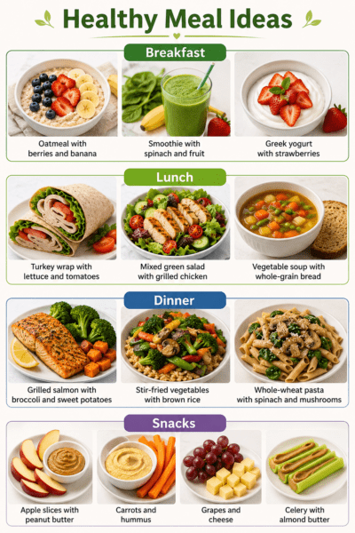 How to Eat Fruits and Vegetables Every Day Healthy Meal Ideas