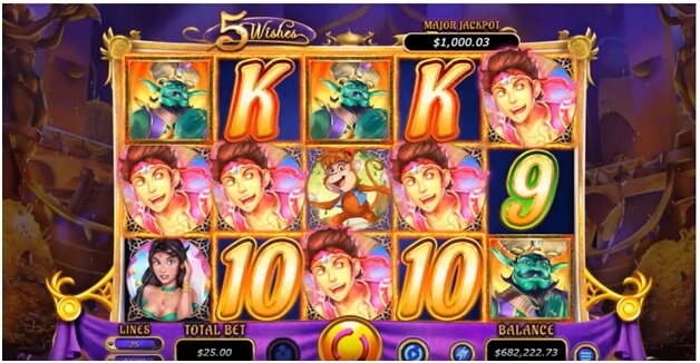 5 Wishes Slot Game
