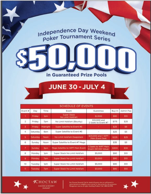 Independence Day Poker Tournament