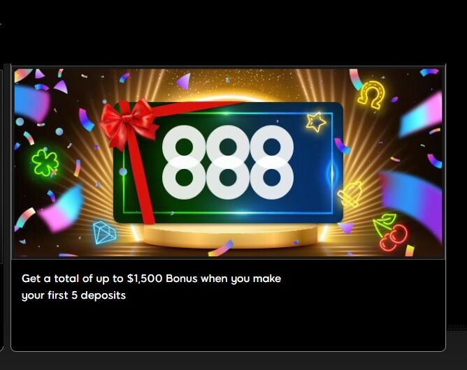 888 Casino $1500 Bonus Offer