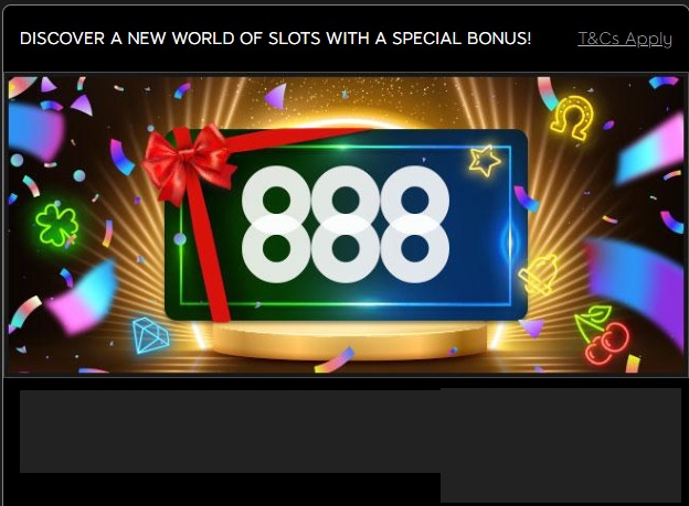 888 Casino Welcome Bonus