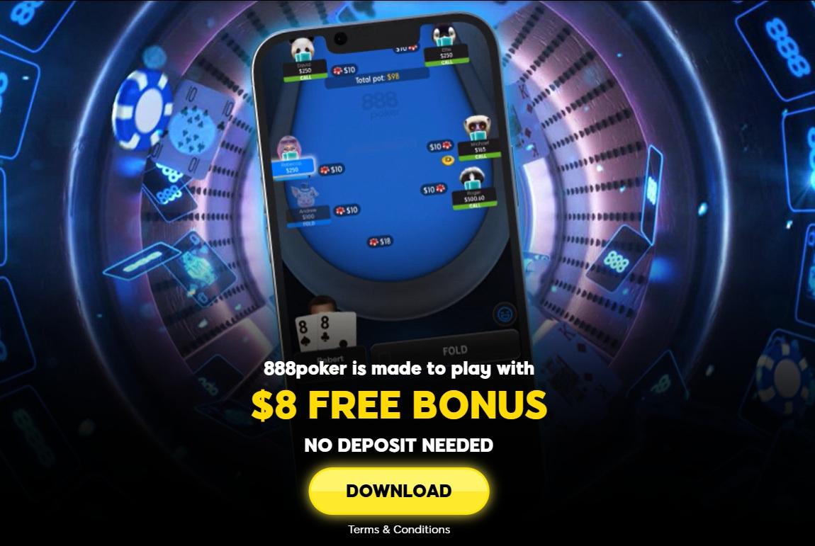 How To Play Online Poker At 888 Poker Casino? 888 Poker Free Bonus