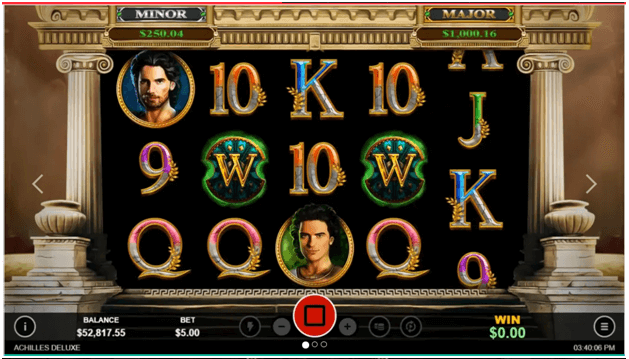 Achilles-Deluxe-slot-Game-Symbols