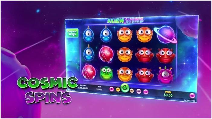 Alien Wins slot Cosmic Spins