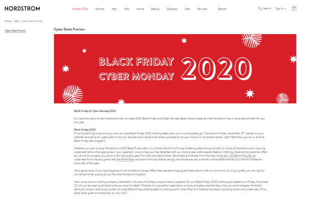 Black Friday Early Deals At Various Stores To Explore Now Black Friday deals at Nordstorm