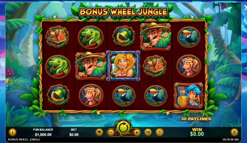 Bonus Wheel Jungle Slot