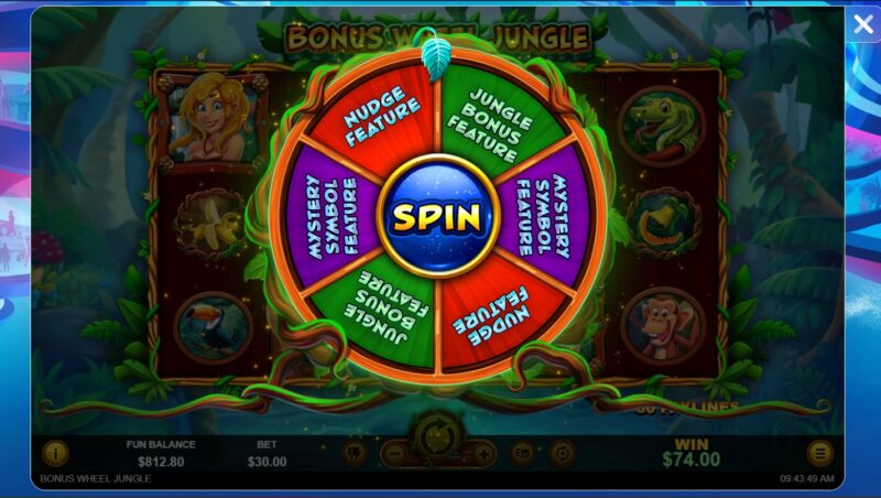 Bonus Wheel Jungle Slot - Wheel