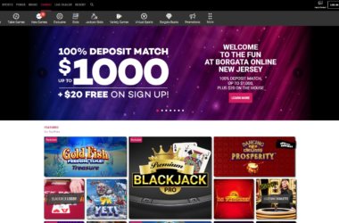 Borgata casino homepage