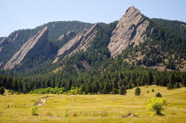 Boulder the Flatirons