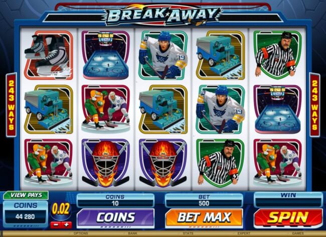 Break Away Slot Machine