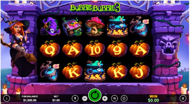 Bubble Bubble 3 Slot - Game Symbols