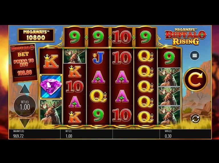 Buffalo rising slot