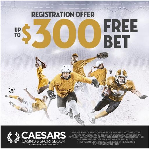 Caesars Casino online- Sports free bet