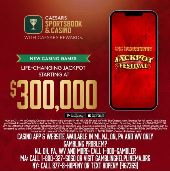 Caesars casino Jackpot