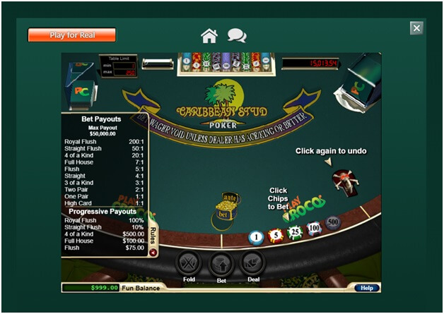 Caribbean Stud Poker Progressive Jackpot