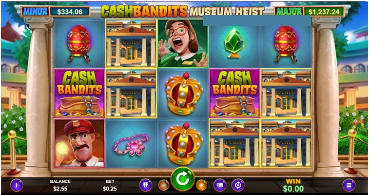 Cash Bandits Museum Heist- Game Symbols