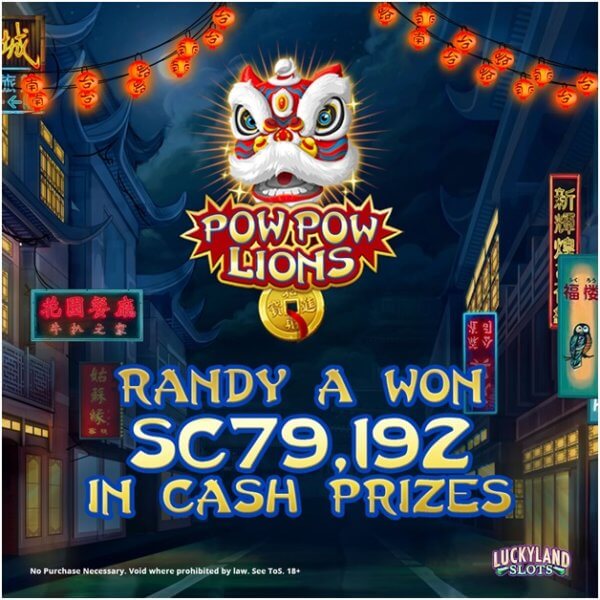 Cash prizes at Luckyland slots