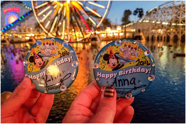 Celebration Buttons at Disney World