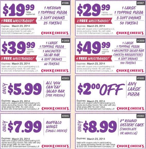 How to be Familiar with a Fake Coupon? Chuck a cheese coupons