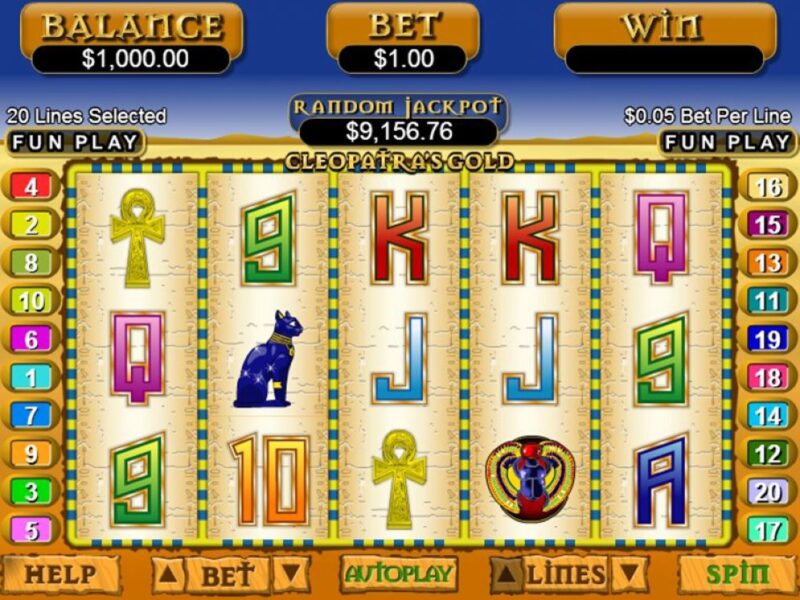 Cleopatra slots machines