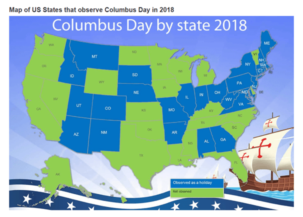 Chirstopher Columbus Day slots