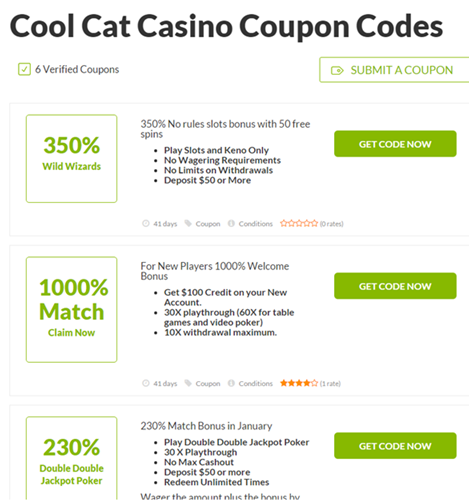Cool Cat Verified Coupon Codes