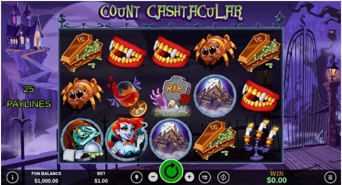 Count Cashtacular Slot At Online Casinos Celebrating Halloween Count Cashtacular Slot