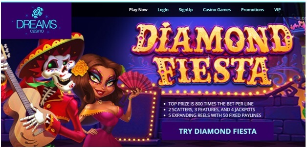 Coupon code Diamond Fiesta slot- Dreams