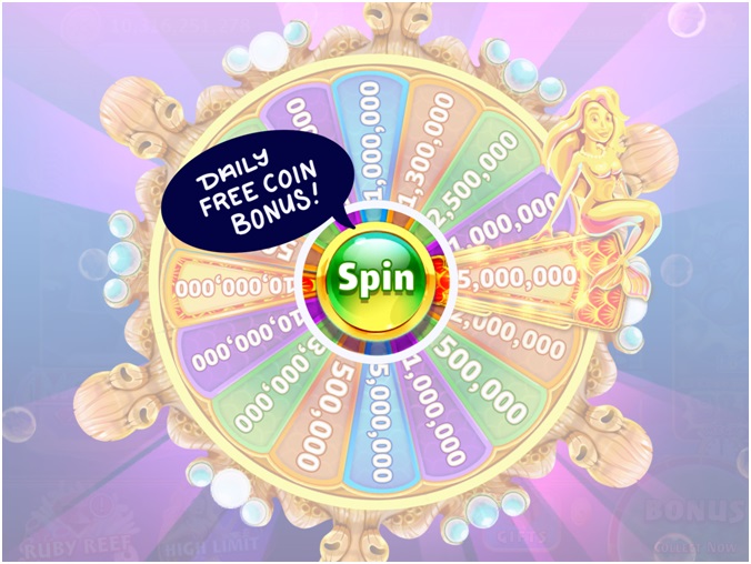 Daily wheel bonus Gold Fish Casino