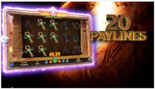 Desert Raider Slot - 20 payline slot