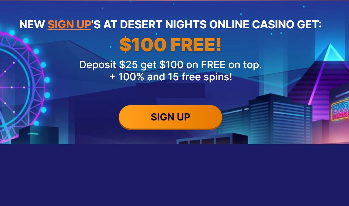 Desert nights Casino Sign Up