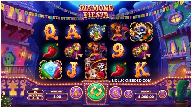 Diamond Fiesta Slot game coupons