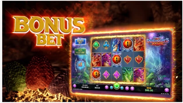 Doragon's Gems slot - Bonus Bet Feature