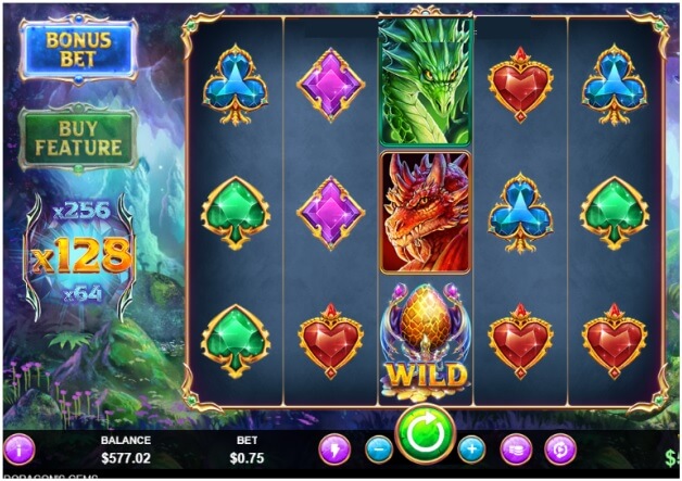 Doragon's Gems slot - Game Symbols