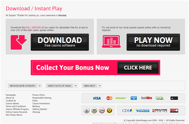 Instant Banking Online Casino