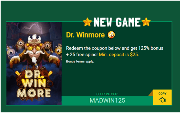 Dr Winmore slot Fair Go Casino