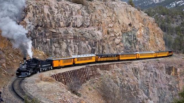 The 8 Most Scenic Train Rides in America Durango & Silverton Railroad, Colorado
