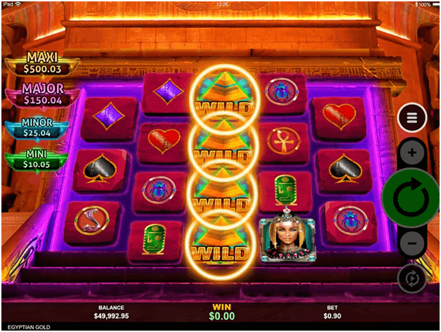 Egyptian Gold slot wild