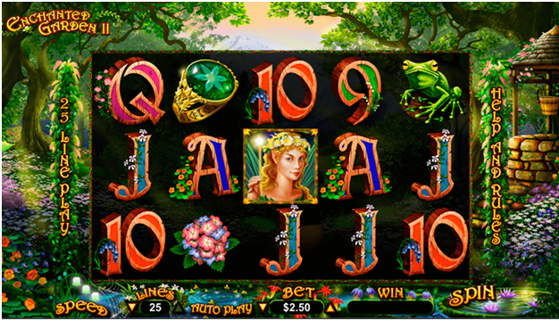 Enchanted garden slots