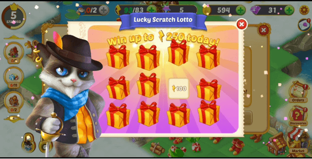 EverMerge Cheats And Hacks Play the Instant Scratchie in EverMErge to get more free coins and energy