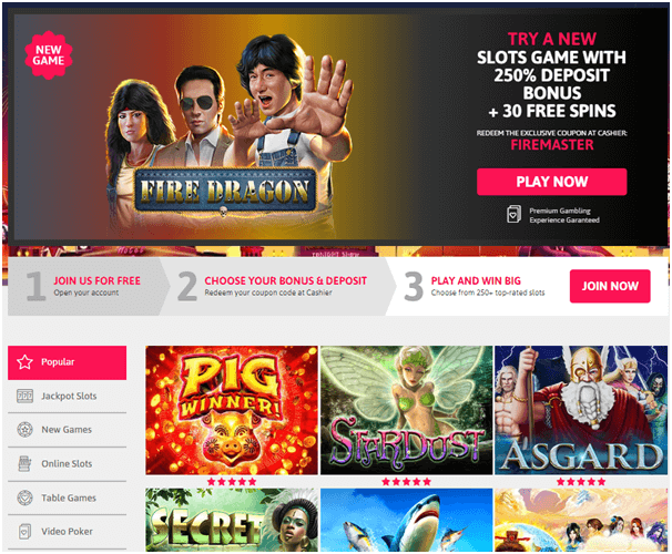 Fire Dragon slot coupon codes