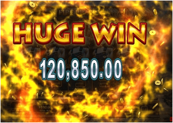 Fire Dragon slot wins