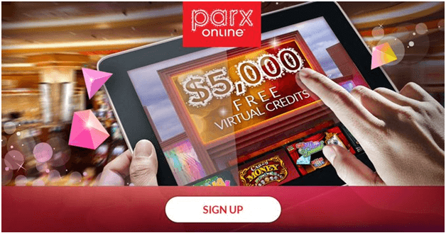 Free credits at Parx online casino