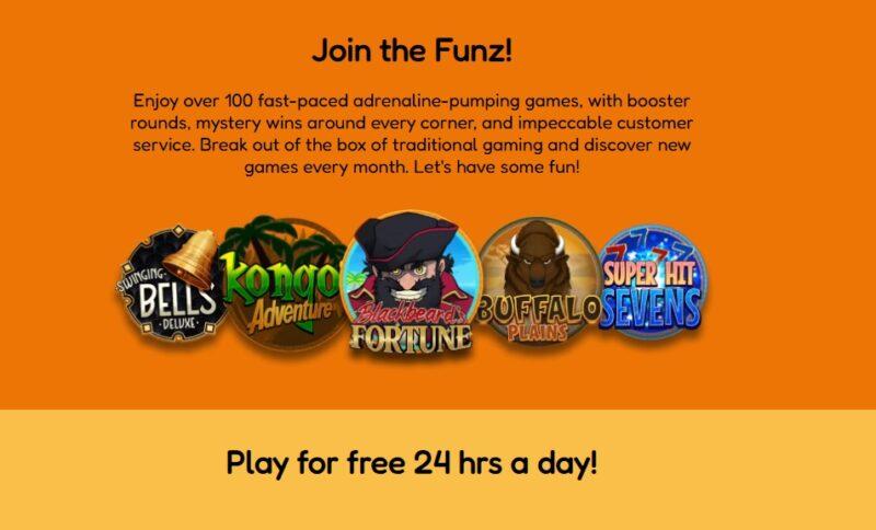 Funzpoints at Funz Casino