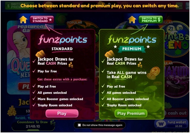 Two Modes of Play at Funzpoints Casino