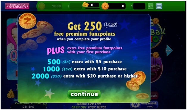 Funzpoints premium casino