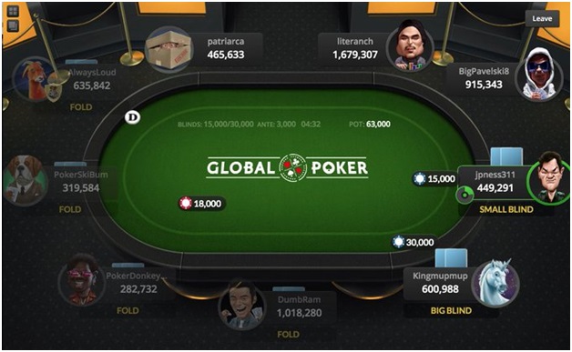 Global Poker games app