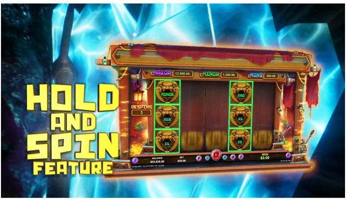 Goblins Gluttony of Gems slot Hold and Spin Feature